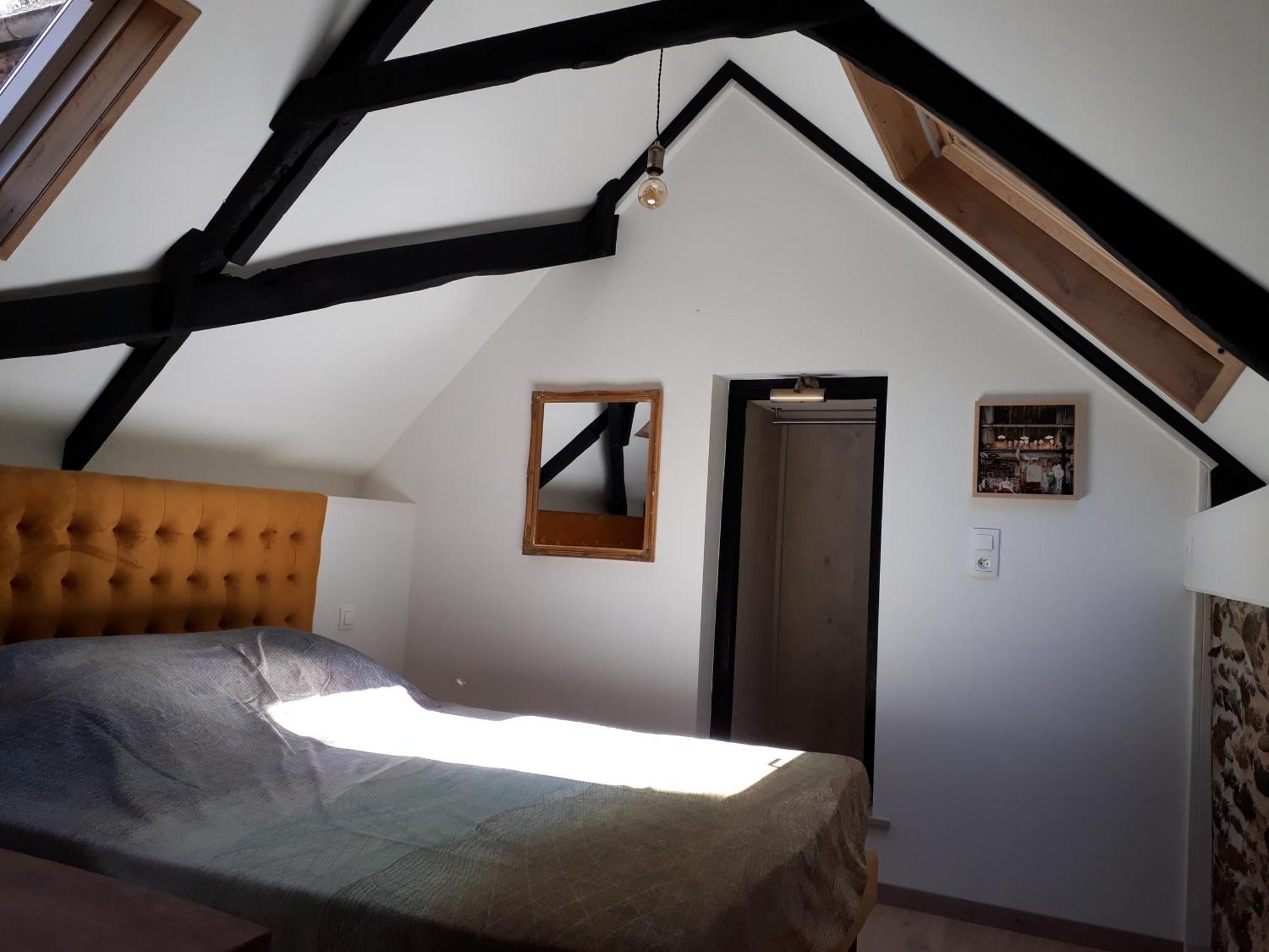 Bed and Breakfast Le Vieux Moulin Goudelin Zimmer foto